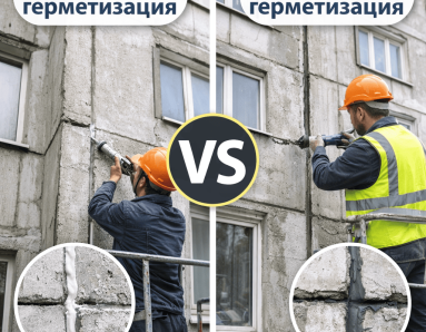 Герметизация межпанельных швов