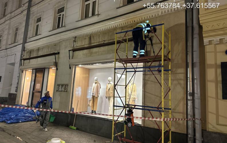 Реставрация и ремонт фасада Магазин MUST